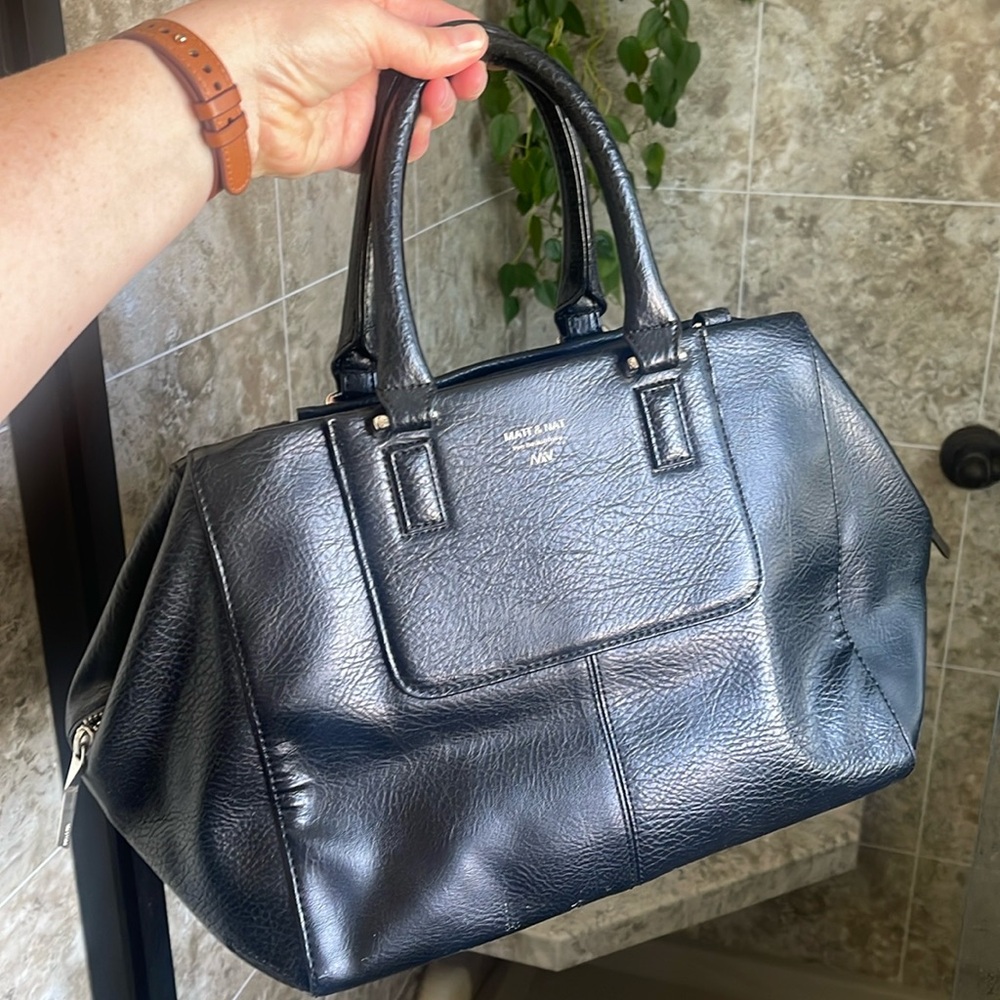 Matt and Nat Black Satchel Purse